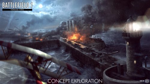 Морские сражения в DLC «Волны перемен» battlefield 1