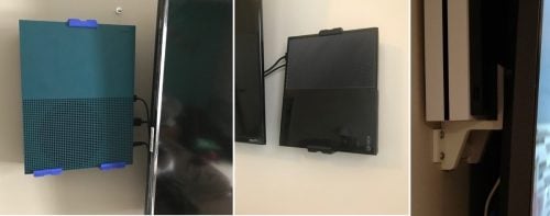 Варианты распечатанных креплений на стену для Xbox One