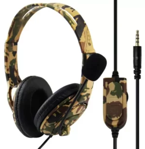 Гарнитура проводная Gaming Headset Green Camouflage Зеленый камуфляж P4-890 PRO