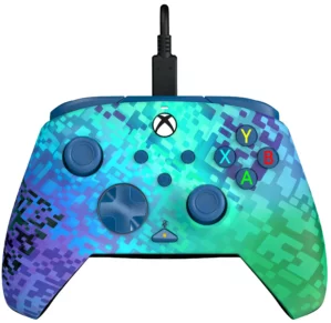 Геймпад проводной Controller Wired Rematch PDP Glitch Green 023-GG