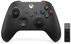 Геймпад беспроводной Microsoft Xbox Wireless Controller Carbon Black Черный Карбон + Беспроводной адаптер для PC