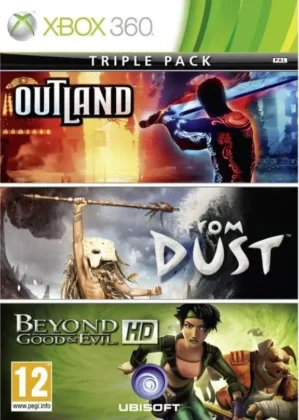 Outland, From Dust и Beyond Good and Evil HD 3 в 1 на xbox
