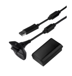 Зарядное устройство Play and Charge Kit + аккумулятор Чёрного цвета