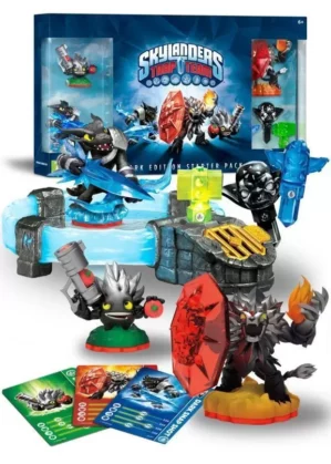 Skylanders: Trap Team. Cтартовый набор Тёмное издание: Dark Food Fight, Dark Snap Shot, Dark Wildfire, 3 ловушки на xbox