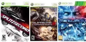 Split Second. + Supreme Commander 2 + MINDJACK на xbox