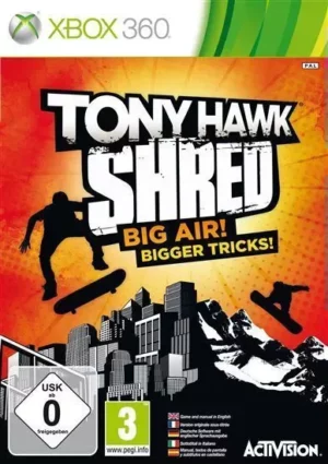 Tony Hawk SHRED: Skateboard Bundle Игра + Беспроводной контроллер в виде доски для скейтборда на xbox